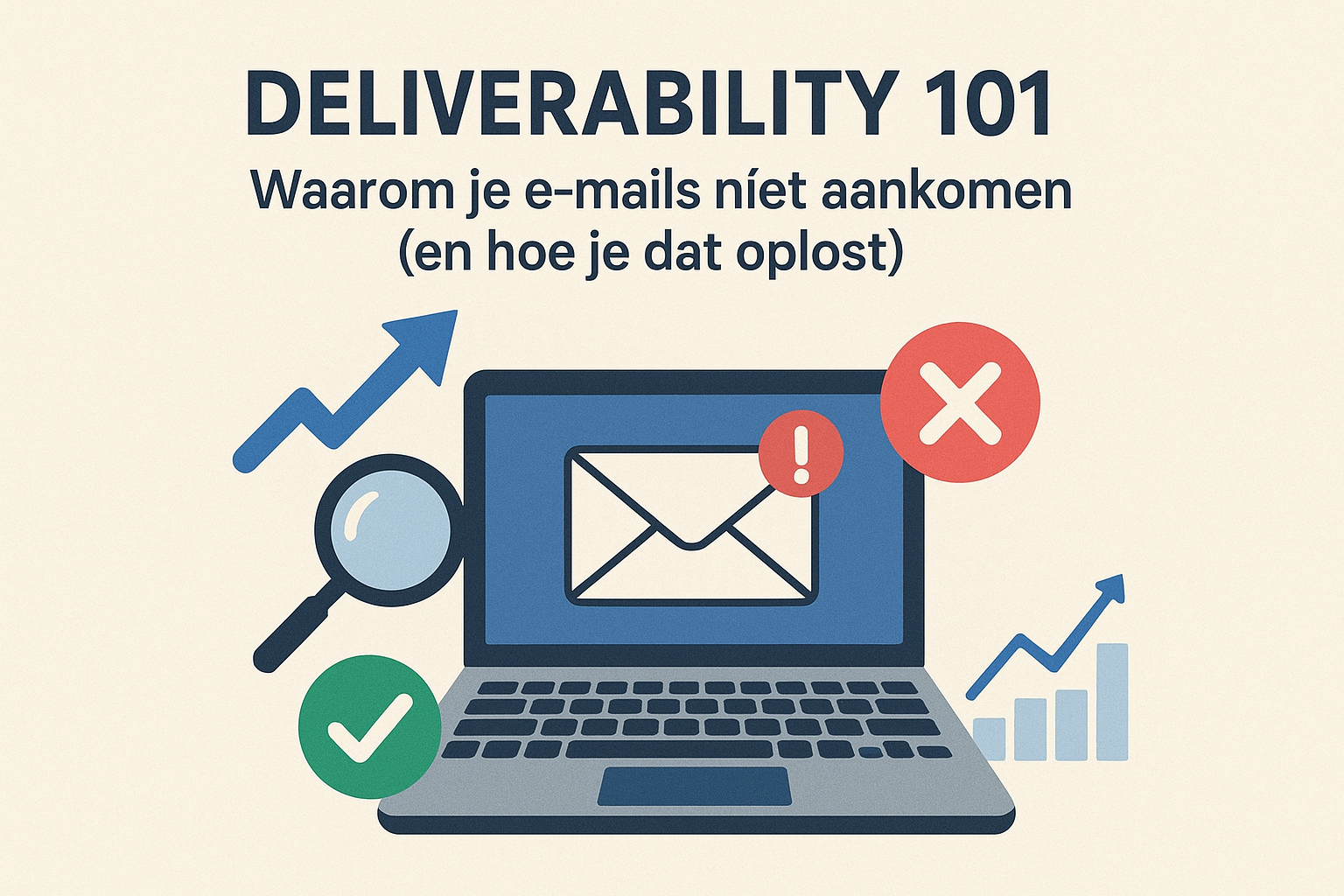Deliverability 101: waarom je e-mails níet aankomen (en hoe je dat oplost)